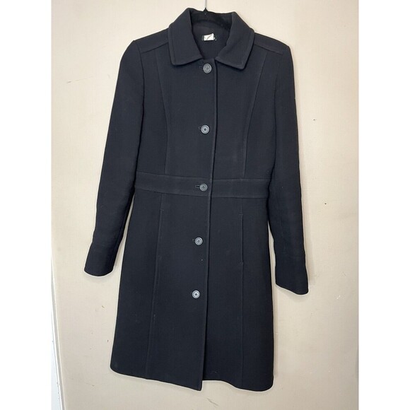 J Crew Classic lady day coat in Italian double-cloth wool with Thinsulate Size 6 - Picture 1 of 7